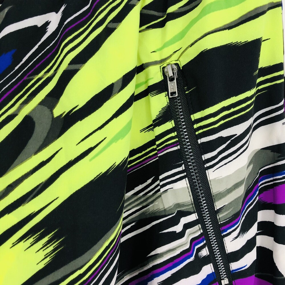 Fabletics Mikah Neon Carnival Pattern Women's Mini Skirt Size XL (14-16) Swirl - Picture 2 of 7